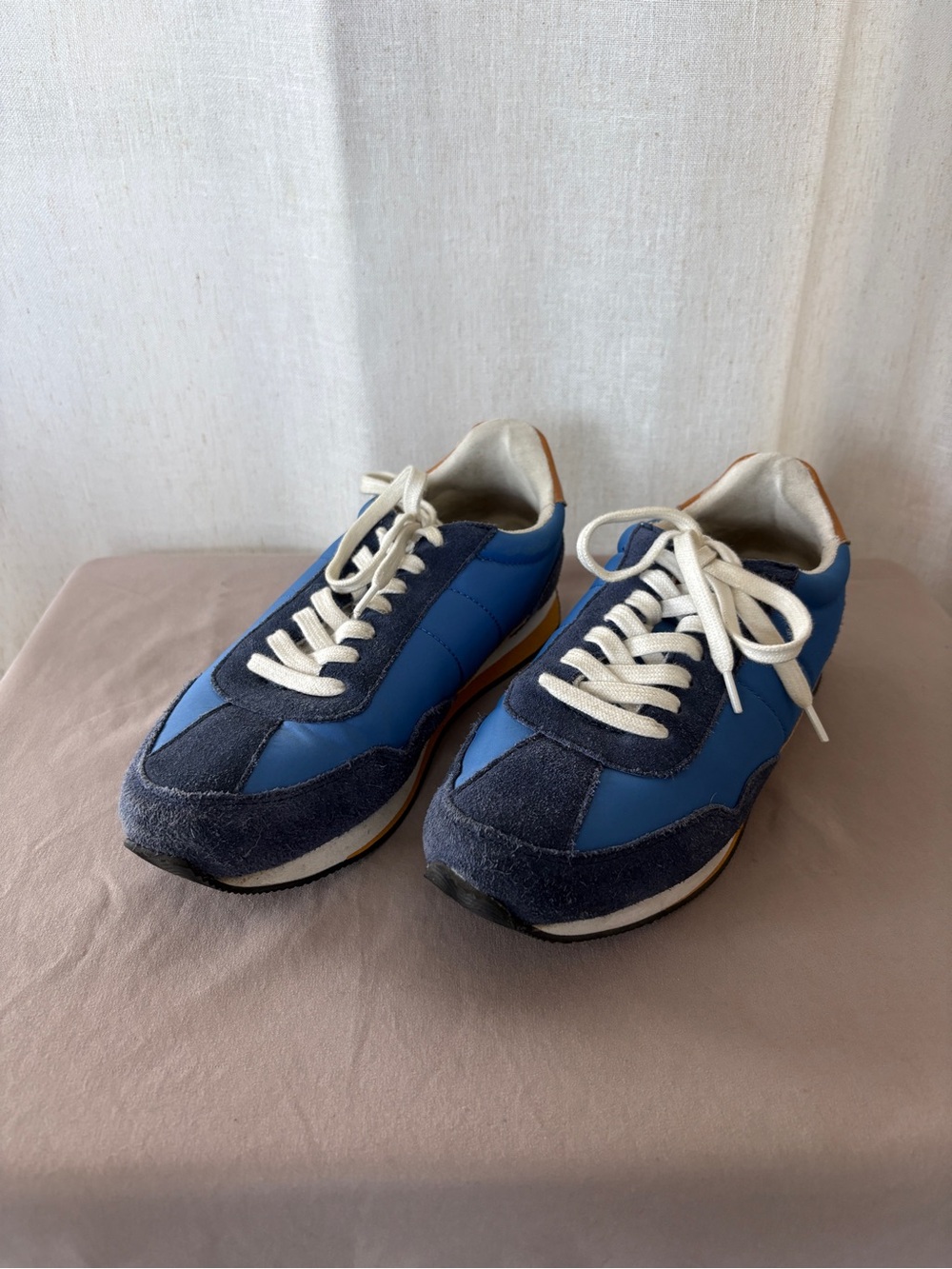 Madewell MWL League Blue Suede Retro Sneakers 8.5